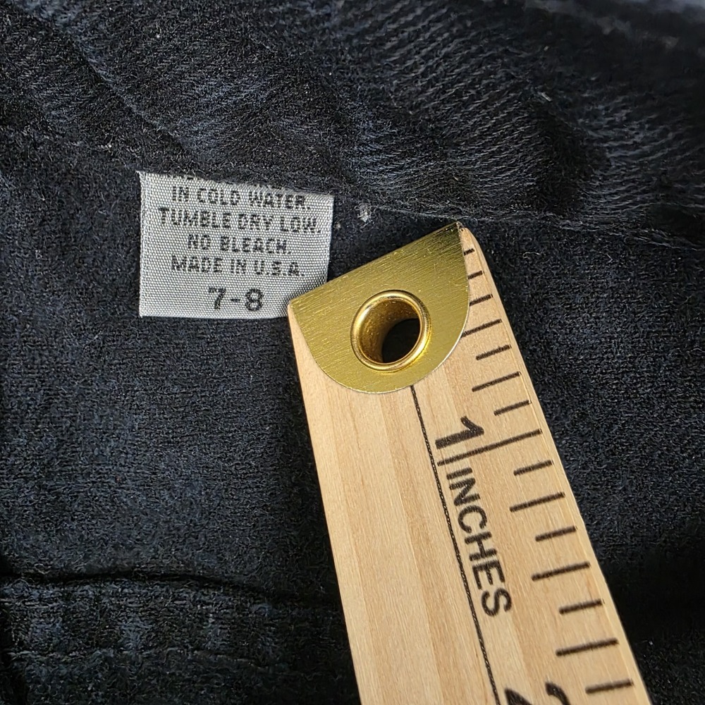 Vintage JYNX Jeans Youth Boys 7-8 Black 20x24 Wide Leg Baggy Skater Y2K 90's USA - Picture 10 of 11